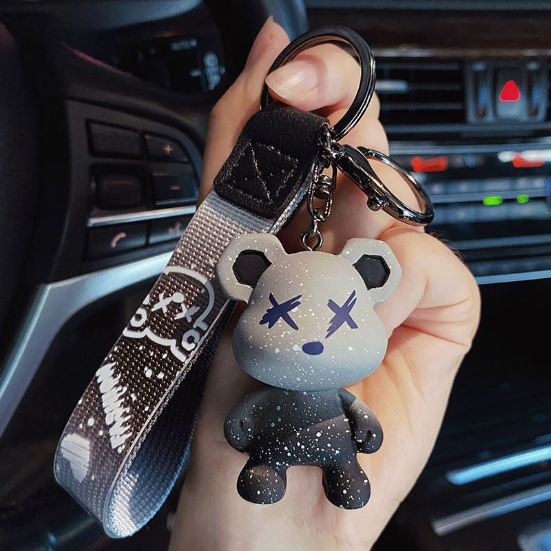 Creative Color Changing Bear Keychain