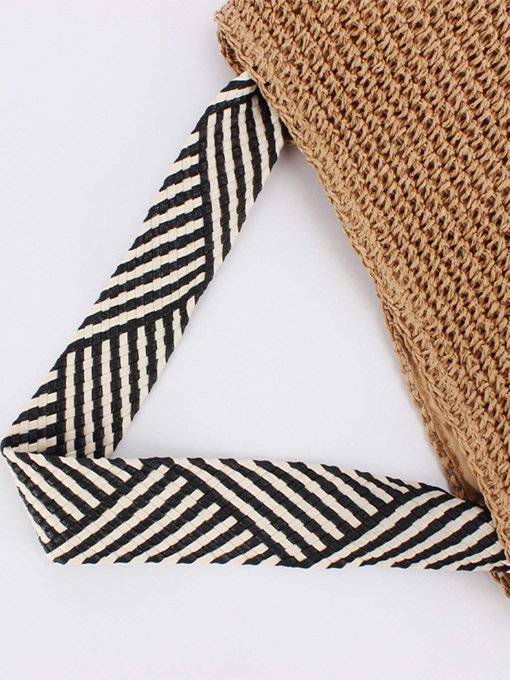 Korean Style Paper Rope Woven Shoulder Bag