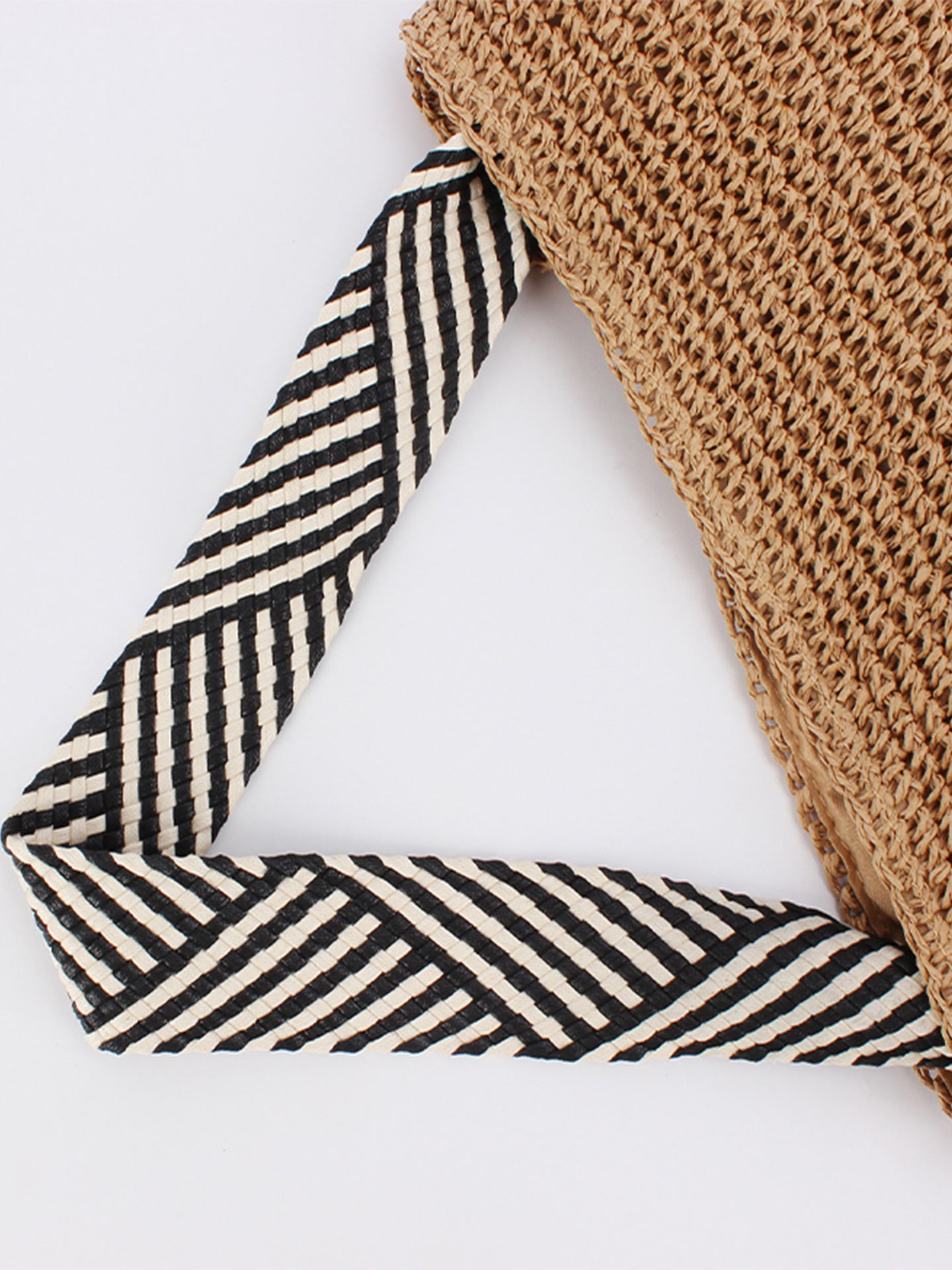Korean Style Paper Rope Woven Shoulder Bag