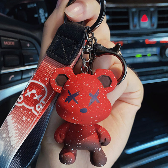 Creative Color Changing Bear Keychain