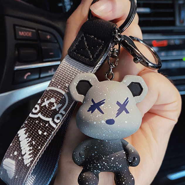 Creative Color Changing Bear Keychain