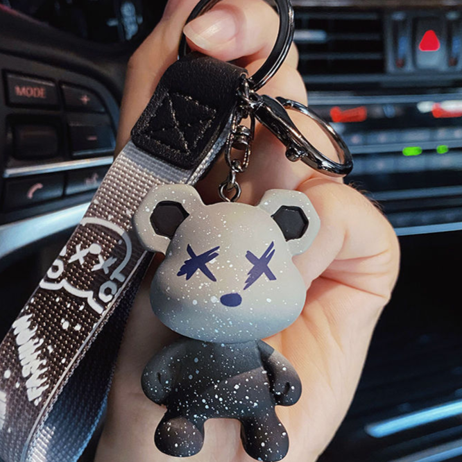Creative Color Changing Bear Keychain