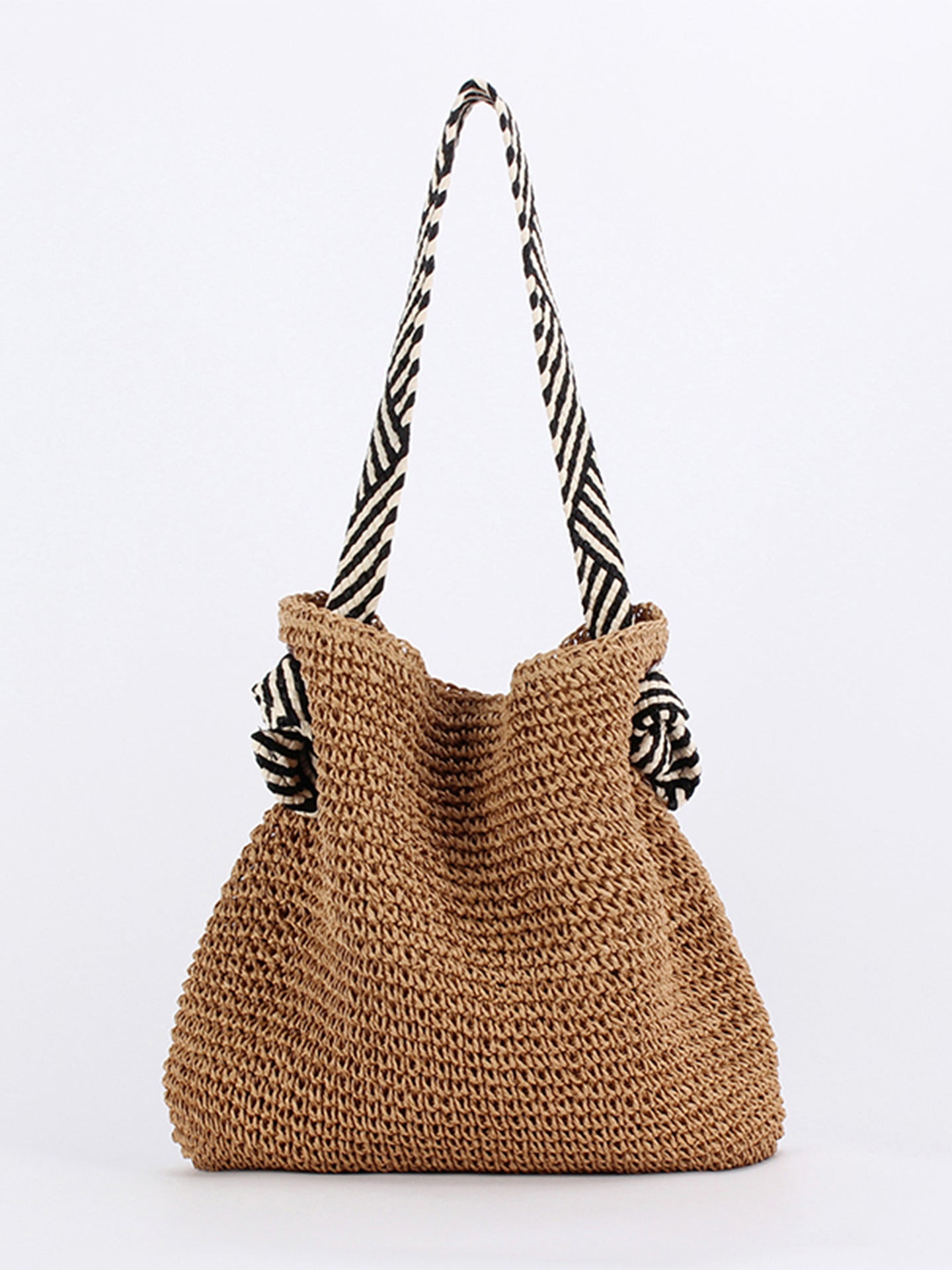 Korean Style Paper Rope Woven Shoulder Bag