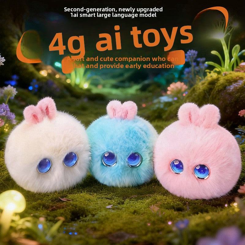 Ai Desk Companion Rabbit Intelligent Conversation Emotional Companion Doll